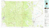 Santa Fe 1983 topographic map thumbnail