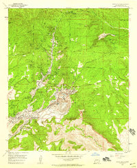 Santa Rita 1951 topographic map thumbnail