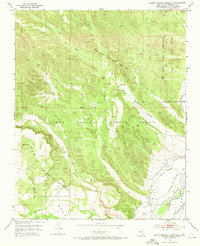 Santo Domingo Pueblo SW 1953 topographic map thumbnail