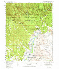Santo Domingo Pueblo 1953 topographic map thumbnail
