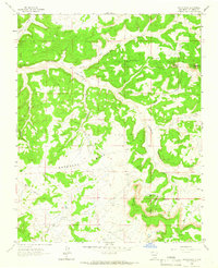 Santos Peak 1963 topographic map thumbnail