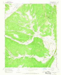 Sapello 1965 topographic map thumbnail