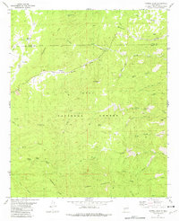Sawmill Peak 1981 topographic map thumbnail