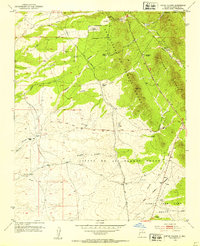 Seton Village 1952 topographic map thumbnail