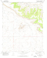 Seven Lakes NE 1970 topographic map thumbnail