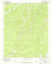 Seven Springs 1970 topographic map thumbnail