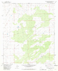 Shannon Canyon NW 1981 topographic map thumbnail