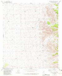 Shannon Canyon 1981 topographic map thumbnail