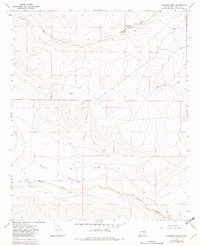 Shannon Draw 1967 topographic map thumbnail