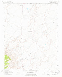 Sheep Springs 1966 topographic map thumbnail