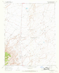 Sheep Springs 1966 topographic map thumbnail