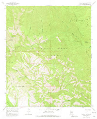 Shelley Peak 1965 topographic map thumbnail