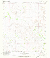 Shiloh Hills SE 1970 topographic map thumbnail