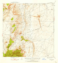 Ship Rock 1934 topographic map thumbnail