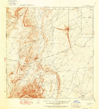 Ship Rock 1937 topographic map thumbnail