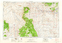 Shiprock 1954 topographic map thumbnail