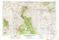 Shiprock 1954 topographic map thumbnail