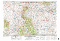 Shiprock 1954 topographic map thumbnail
