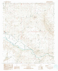 Canador Peak 1990 topographic map thumbnail