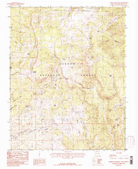 Canjilon Mountain 1983 topographic map thumbnail