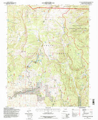 Canjilon Mountain 1995 topographic map thumbnail