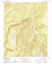 Canjilon SE 1953 topographic map thumbnail