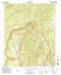 Canjilon SE 1995 topographic map thumbnail