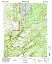 Canjilon 1995 topographic map thumbnail
