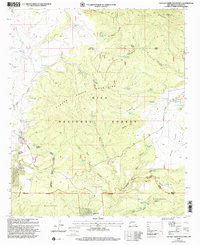 Canyon Creek Mountains 1999 topographic map thumbnail