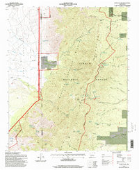 Capilla Peak 1995 topographic map thumbnail