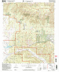 Capitan Pass 2004 topographic map thumbnail
