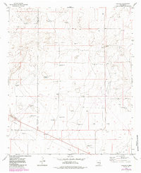 Caprock 1973 topographic map thumbnail