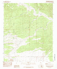 Carbon Springs 1985 topographic map thumbnail