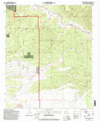 Carbon Springs 1995 topographic map thumbnail