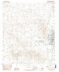 Carlsbad West 1985 topographic map thumbnail