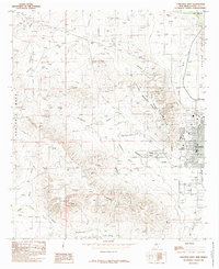 Carlsbad West 1985 topographic map thumbnail