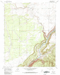 Carson 1961 topographic map thumbnail