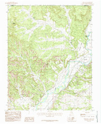 Cedar Hill 1985 topographic map thumbnail