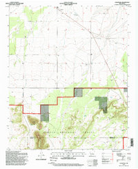 Cedarvale 1995 topographic map thumbnail