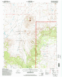 Cerro Alesna 1995 topographic map thumbnail