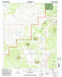 Cerro Hueco 1995 topographic map thumbnail