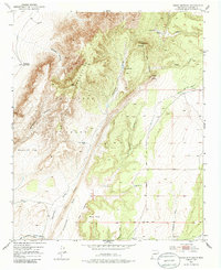 Cerro Montoso 1952 topographic map thumbnail