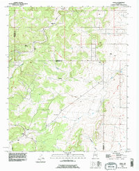 Chilili 1991 topographic map thumbnail