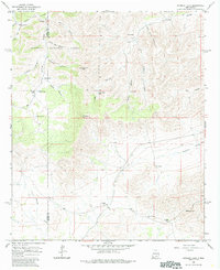 Chimney Lake 1965 topographic map thumbnail