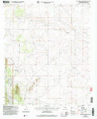 Chupadero Mountain 2004 topographic map thumbnail