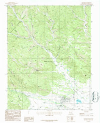 Cimarron 1987 topographic map thumbnail