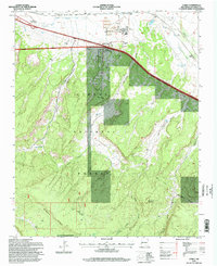 Ciniza 1995 topographic map thumbnail