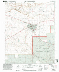 Clayton 1998 topographic map thumbnail