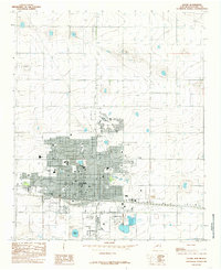 Clovis 1985 topographic map thumbnail