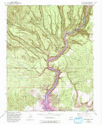 Cochiti Dam 1953 topographic map thumbnail